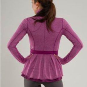Rare Lululemon riding jacket heathered dewberry